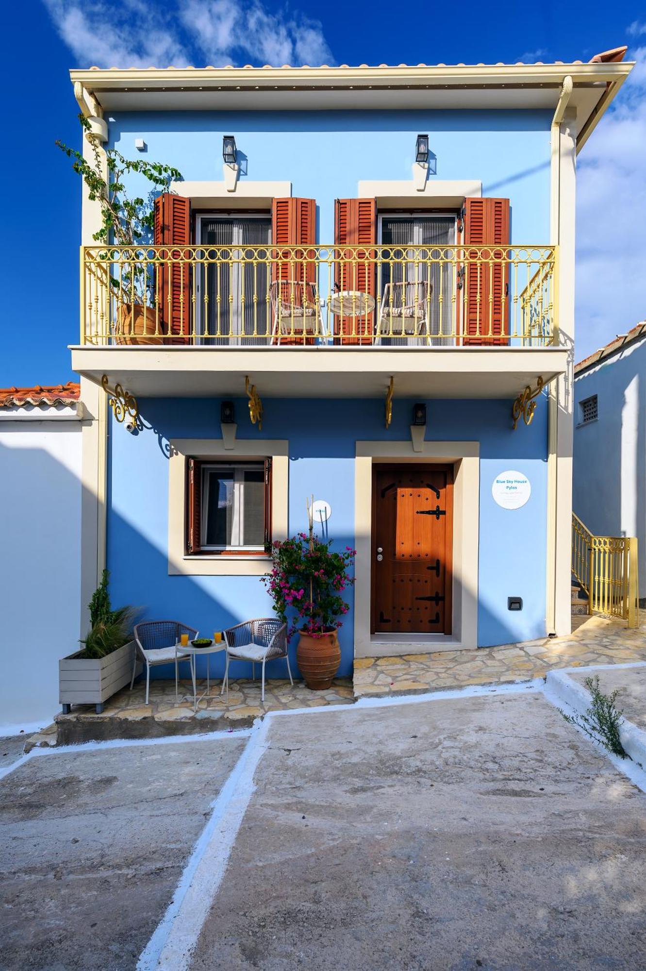 Blue Sky House Lejlighedshotel Pylos Eksteriør billede