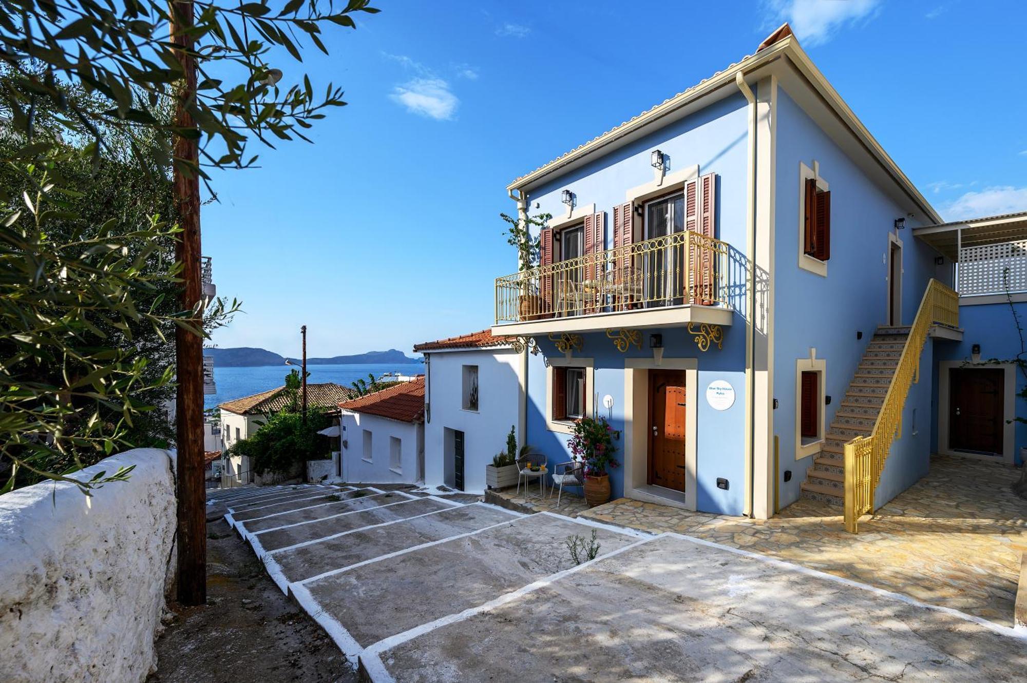 Blue Sky House Lejlighedshotel Pylos Eksteriør billede