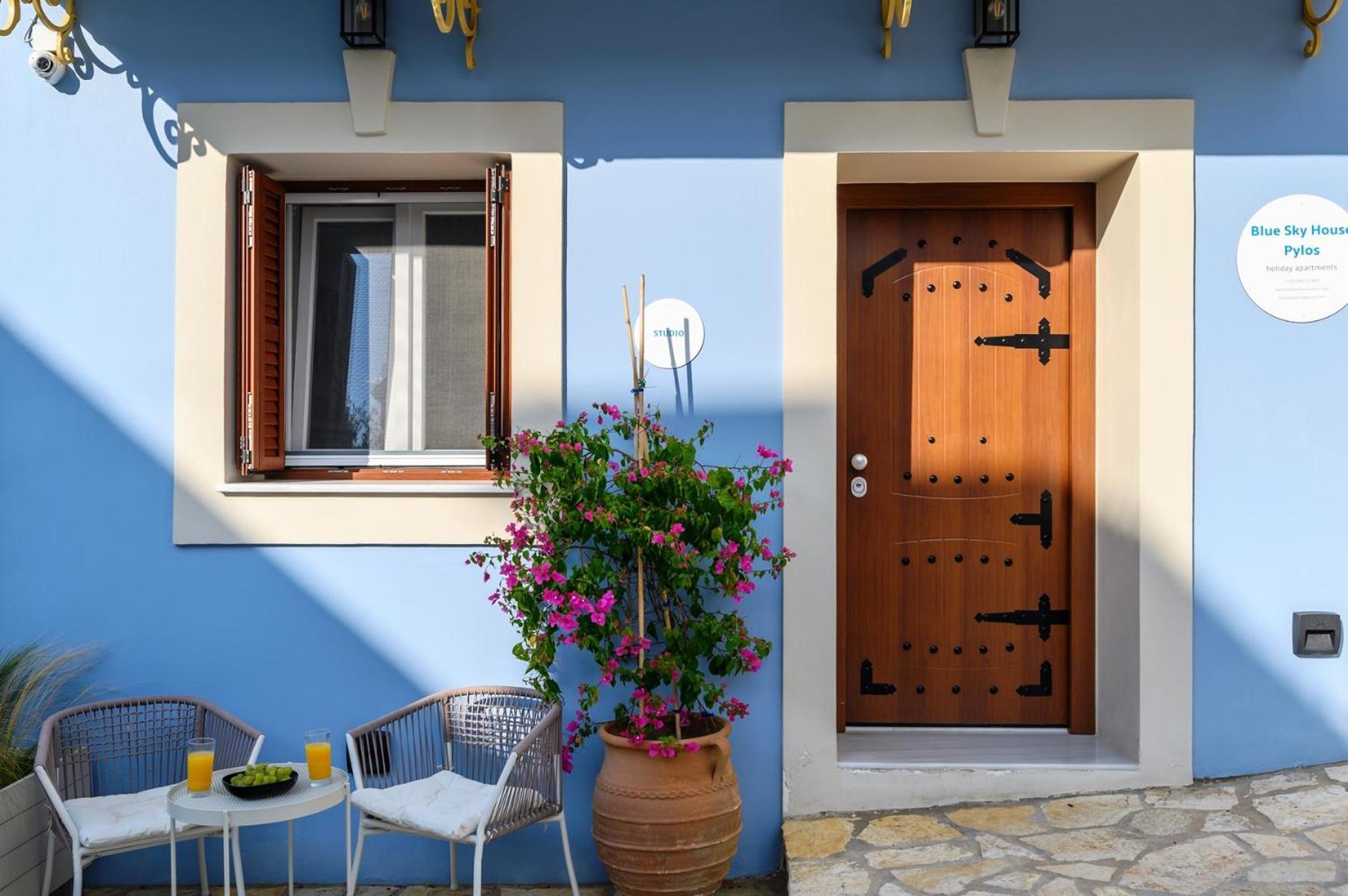 Blue Sky House Lejlighedshotel Pylos Eksteriør billede
